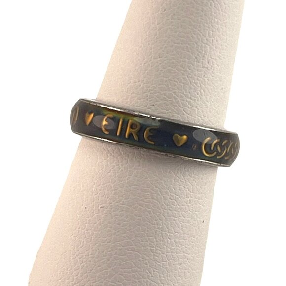 Celtic Knot "Eire" Ring Size 8.5 Stainless Steel Multicolor - Picture 1 of 13